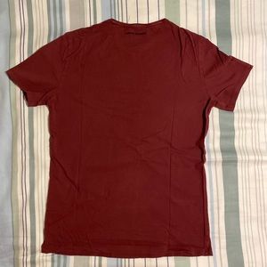 Burgundy Armani Exchange Tee